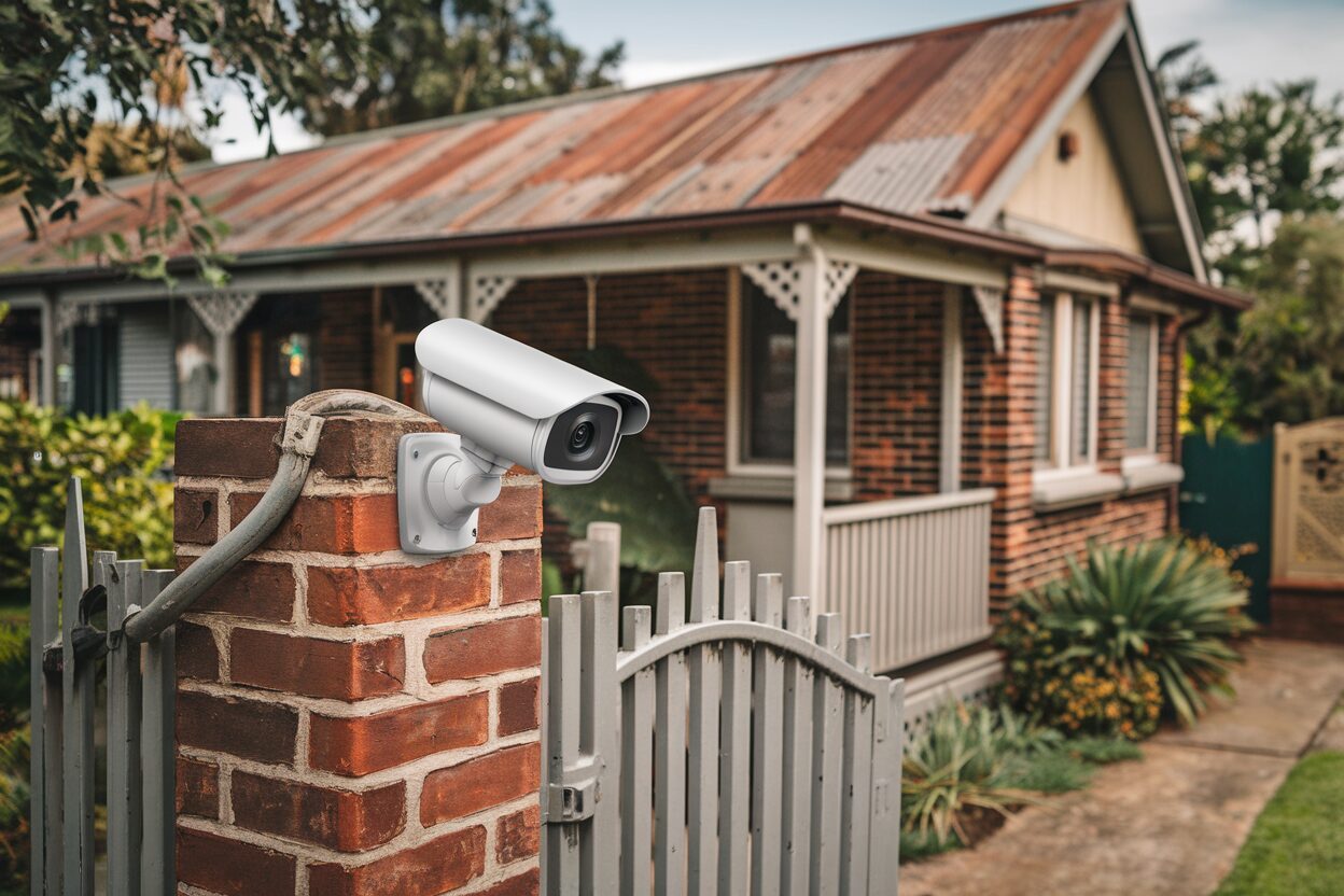 CCTV security camera installation