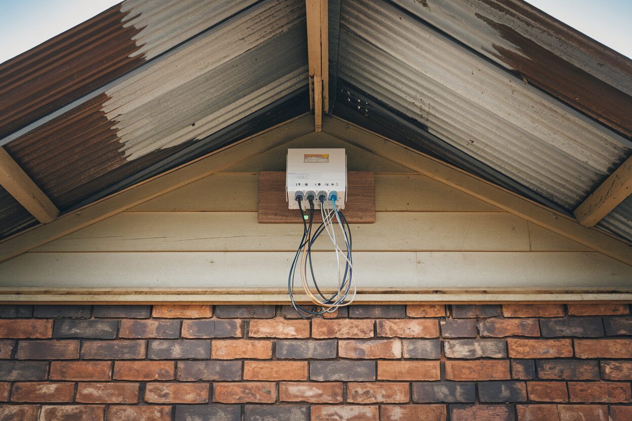 TV signal amplifier and booster installation